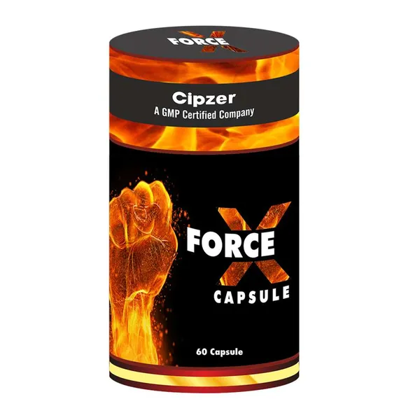 Cipzer Force X Capsule|Beneficial in boosting the stamina and power|60 Capsules