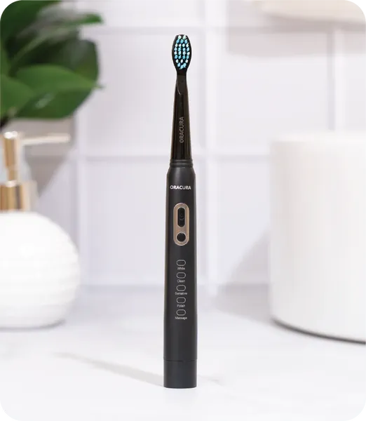 SB100 Sonic Electric Toothbrush Battery Operated Black