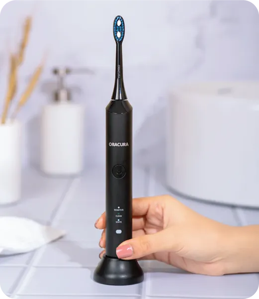 SB300 Sonic Plus Electric Rechargeable Toothbrush Black