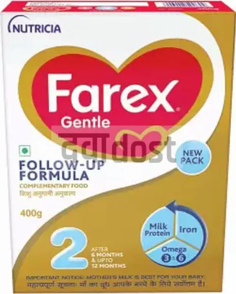 Farex Gentle Stage 2 follow-Up Formula Refill Of 400 gm