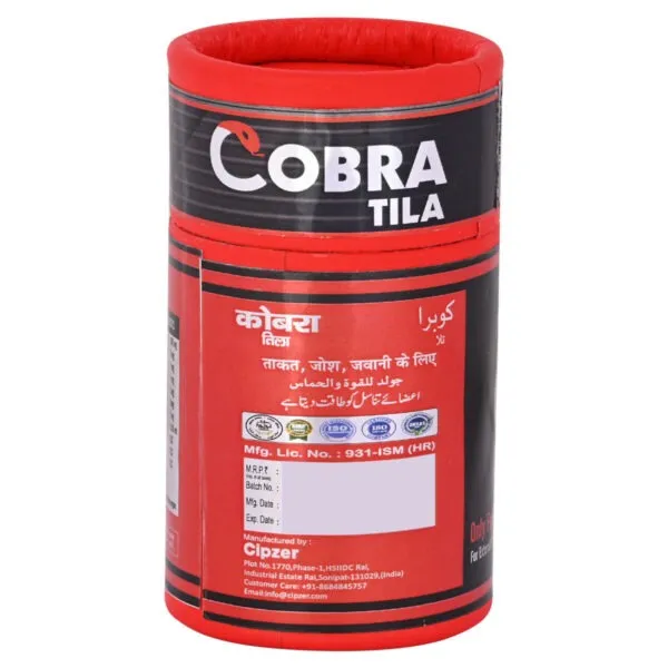 Cipzer Cobra Tila|Helps to increase the blood circulation towards the penis veins(Pack of 1)-10 ml