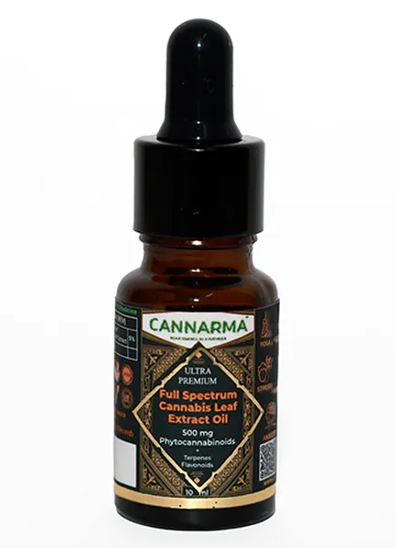 CannarmaTM Ultra Premium Full Spectrum Cannabis Extract Oil 500 mg of Phytocannabinoids