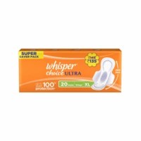 Whisper Choice Ultra Wings Size Xl Sanitary Pads Packet Of 20