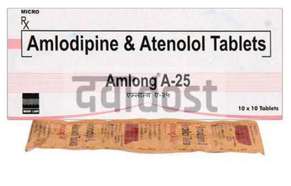 Amlong A 5mg/25mg Tablet 10s