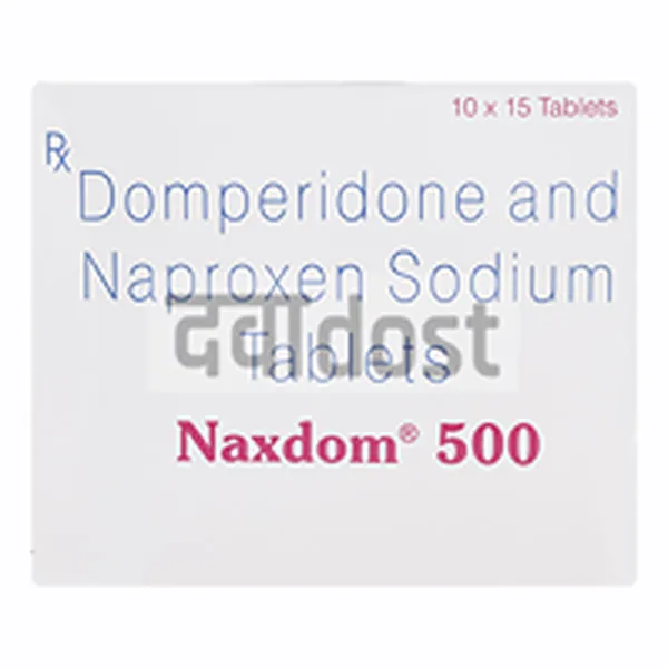 Naxdom 500mg/10mg Tablet 15s