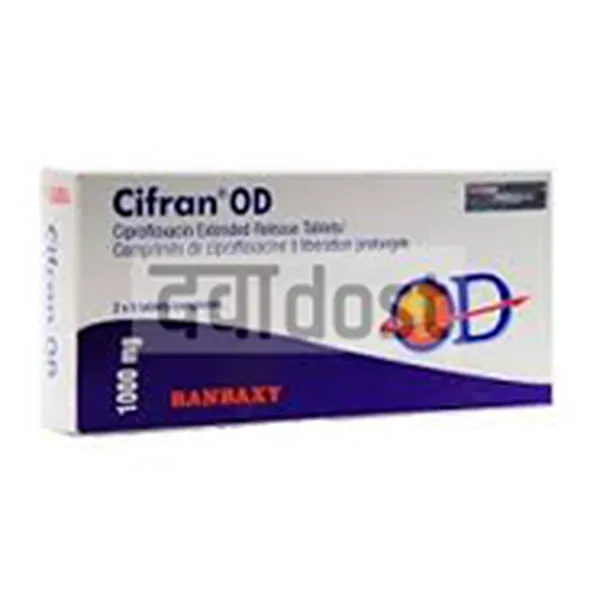 Cifran OD 1000mg Tablet ER 5s