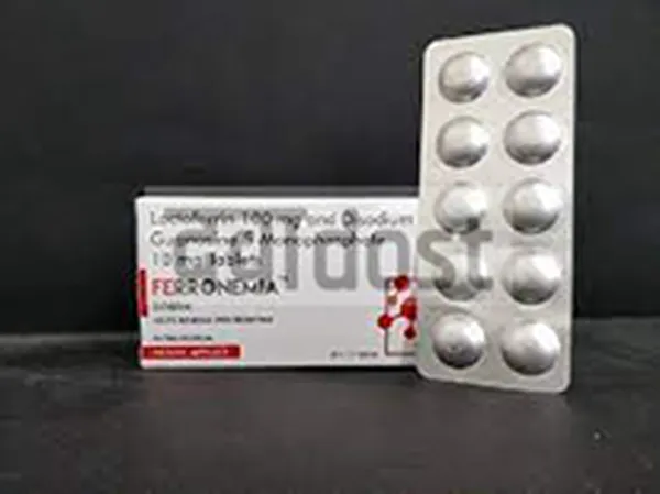 Ferronemia 100mg/10mg tablet 10s