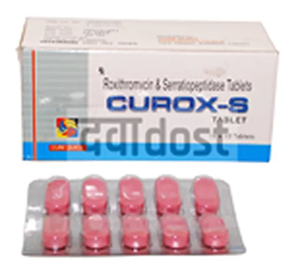 Curox S 150 mg/10 mg Tablet 10s