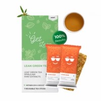 The Healthy Company One Month Weight Loss - 28 Lean Bar + 28 Peach Flavoured Natural Green Tea Sticks -diabetes Pcod Thyroid & Keto - Men & Women
