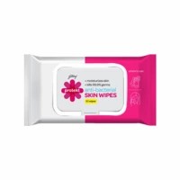 Godrej Protekt Anti Bacterial Skin Wipes - Kills 99.9% Germs And Moisturizes Skin, Suitable For Men, Women And Children, No Alcohol Wet Tissue - 30 Wipes