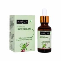 Kapiva Pure Tulsi Ark Drops - Natural Taste Color And Smell - 5 Types Of Pure Tulsi Natural Immunity Booster - 30 Ml | Just 2 Drops In Tea Or Warm Water