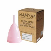 Namyaa Ultra Soft Medium Reusable Menstrual Cup | 100% Medical Grade Silicone| Fda Compliant -50 G