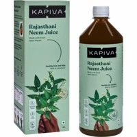Kapiva Rajasthani Neem Juice | Natural Juice Made From Fresh Neem Leaves | Healthy Hair & Skin | No Added Sugar - 1l