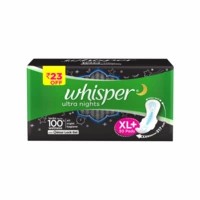Whisper Ultra Nights Size Xl Plus Sanitary Pads Packet Of 30