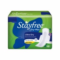 Stayfree Dry-max Ultra-dry Size R Sanitary Pads Pack Of 16