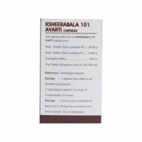Kerala Ayurveda Ksheerabala 101 Avarti Pain Relief Capsules (10caps X 10) Box Of 100