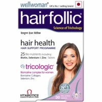 Wellwoman Hairfollic - Hair Supplements (26 Nutrients) - 30 Tablets