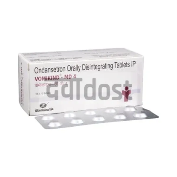 Vomikind-MD 4mg Tablet DT 10s