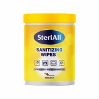 Steriall Sanitizing Disinfectant Wipes For Hands, Body And Surfaces - 50 Wipes