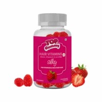 Top Gummy Hair Vitamins With Biotin, Vitamin C, E, A & Zinc For Gorgeous Hair - Strawberry Flavor -30gummies