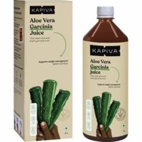 Kapiva Aloe Vera + Garcinia Juice Aids Weight Loss - No Added Sugar - 1 L