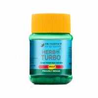 Dr. Vaidya's Herbo24turbo Capsules | Ayurvedic Shilajit Vitalizer For Men | 30 Capsules