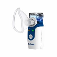 Dr Trust Portable Ultrasonic Mesh Nebulizer Machine Cool Mist Inhaler For Children And Adults