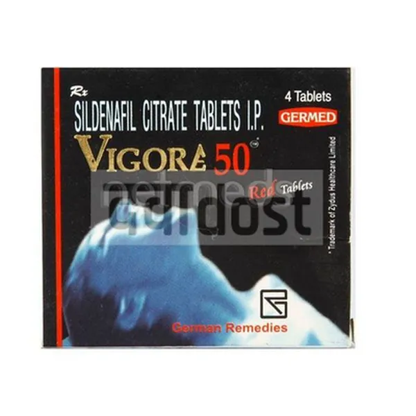 Vigore Red 50mg Tablet 4s