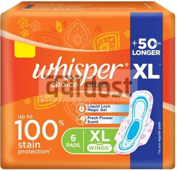 Whisper Choice Ultra Sanitary Pads Xl