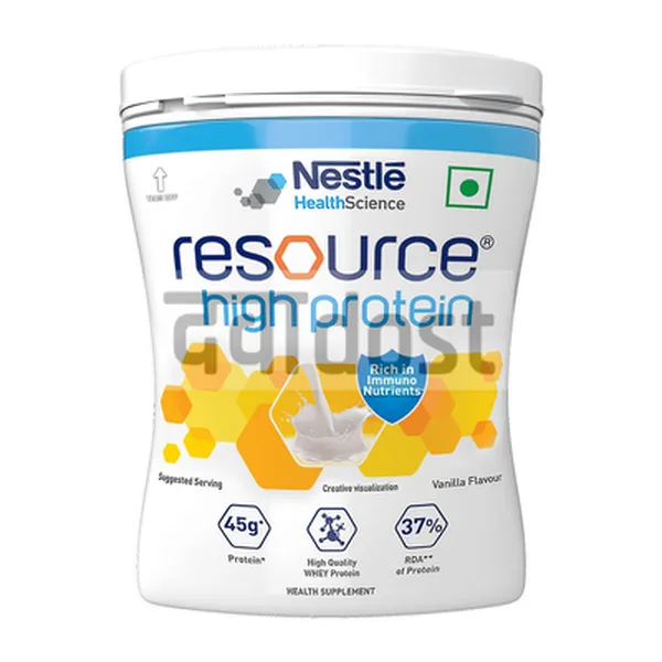 Nestle Resource High Protein Vanilla Flavoured Powder Jar 400gm 