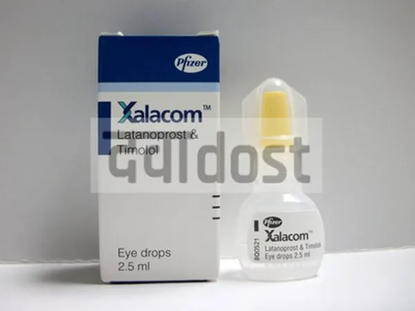 Xalacom 5mg/50mcg Eye Drop 2.5ml
