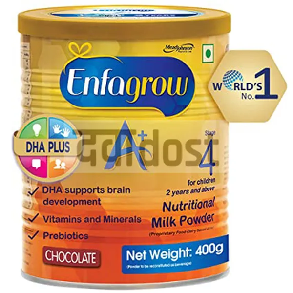 ENFAGROW A+ NUTRITIONAL POWDER CHOCOLATE FLAVOUR 400GM