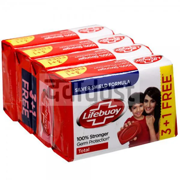 Lifebuoy Total Soap 3+1 free 125gm