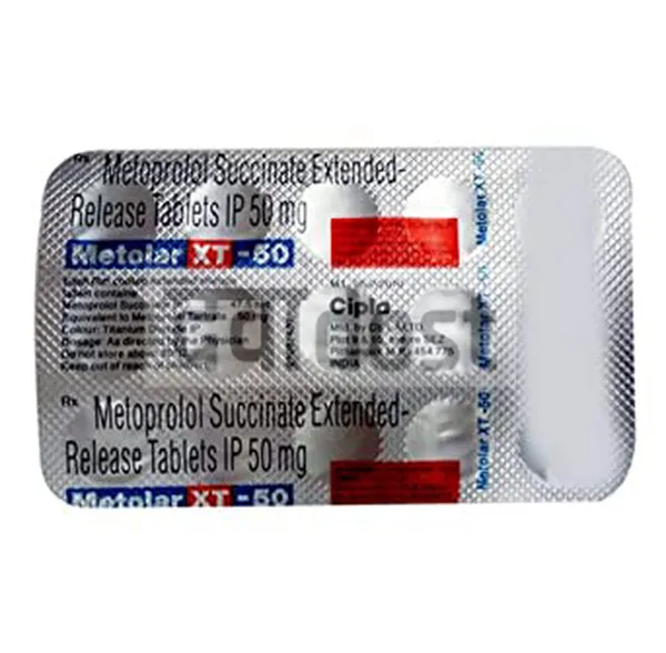 Metolar XT 50mg Tablet