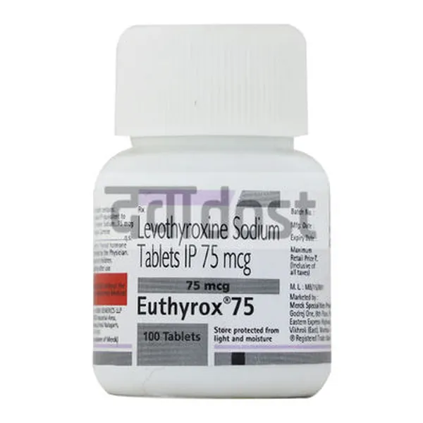 Euthyrox 75mcg Tablet