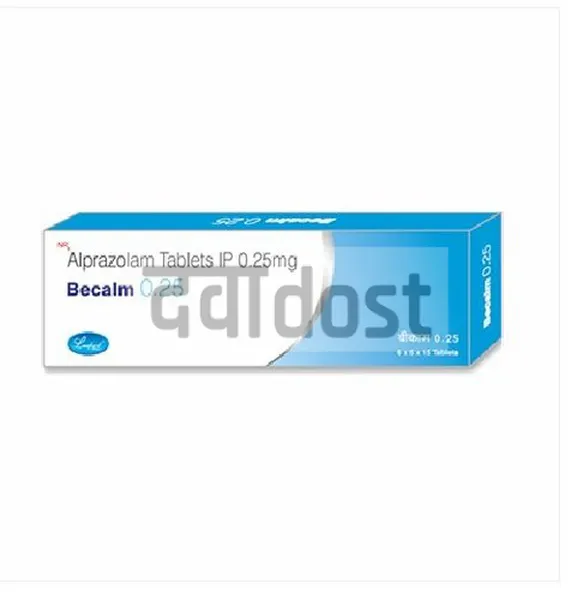 Becalm 0.25mg Tablet