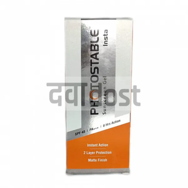Photostable Insta Sunscreen Gel SPF 40