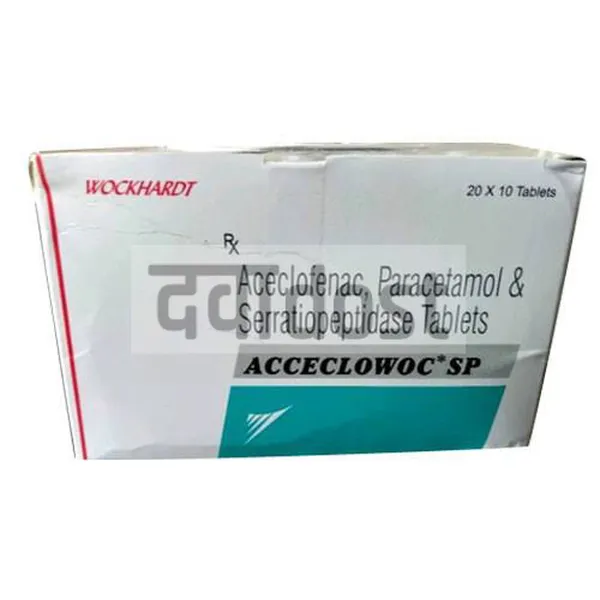 Acceclowoc SP 100 mg/500 mg/15 mg Tablet