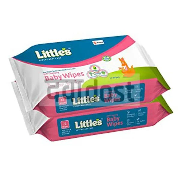 Little Soft Cleansing Baby Wipes 72s