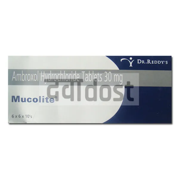 Mucolite 30mg Tablet 10s