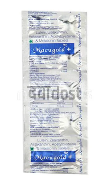 Macugold Plus Tablet 10s