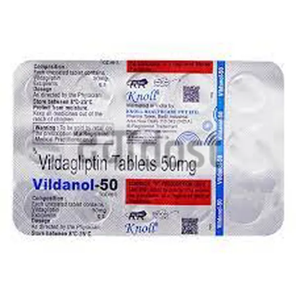Vildanol 50mg Tablet 15s
