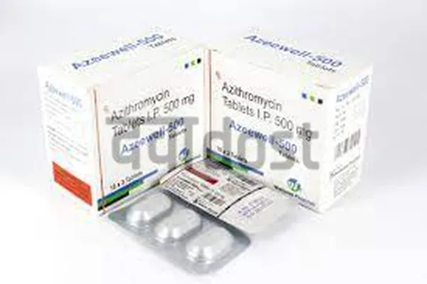 Azitwell 500mg Tablet 3s