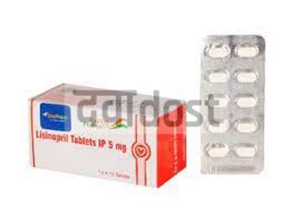 Lisinoprime 5mg Tablet 10s