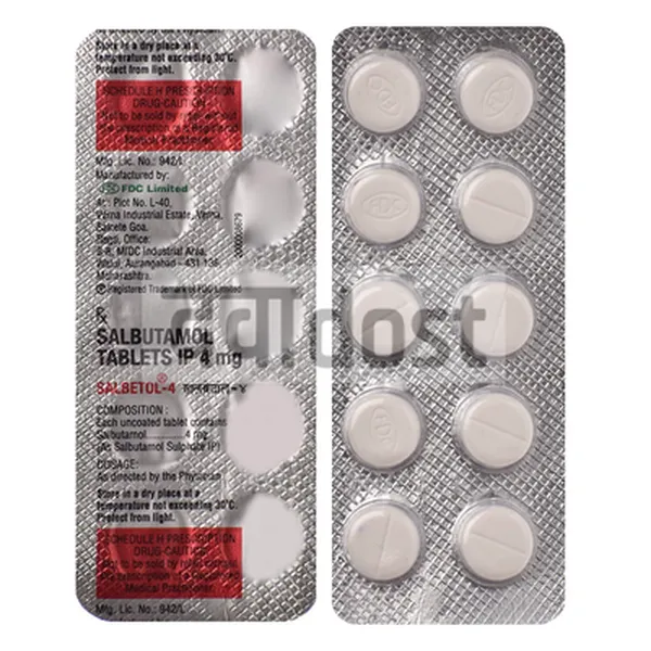 Salbetol 2mg Tablet 10s