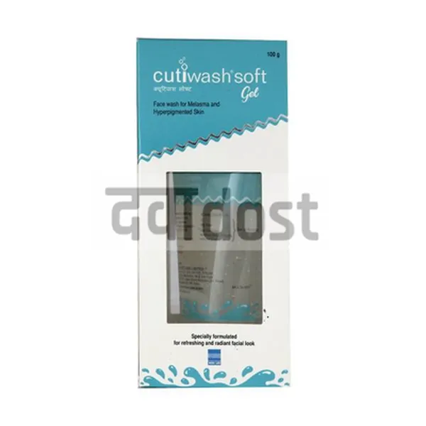 Cutiwash Soft Face Wash Gel 100gm