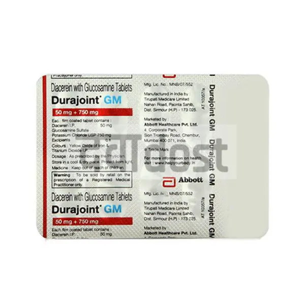 Durajoint GM 50mg/750mg Tablet 10s