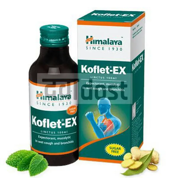 Himalaya Healthcare Koflet EX Linctus Sugar Free 100ml
