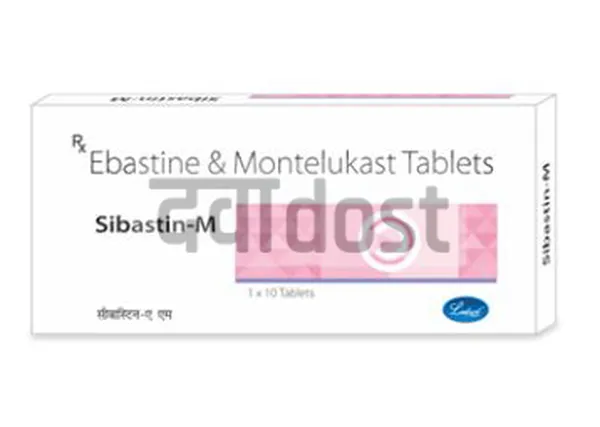 Sibastin M 10mg/10mg Tablet 10s