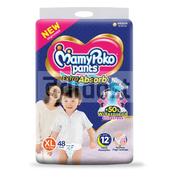 MamyPoko Extra Absorb Diaper Pants XL 52s